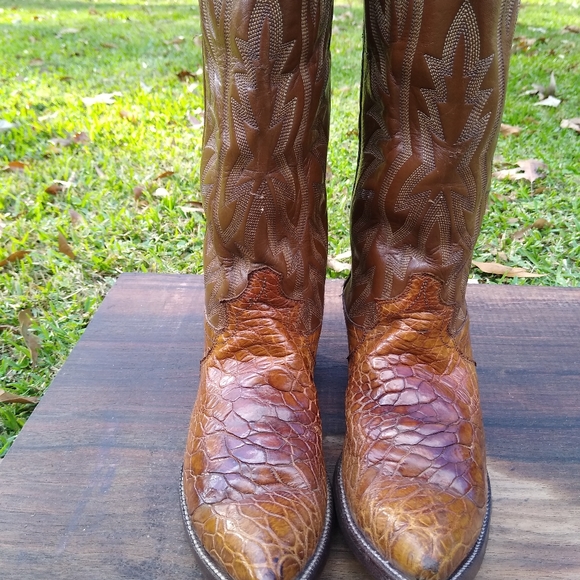 Vintage Justin Sea Turtle Boots | Poshmark